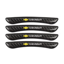 Load image into Gallery viewer, Brand New 4PCS Chevrolet Real Carbon Fiber Anti Scratch Badge Car Door Handle Cover Trim