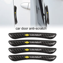 Load image into Gallery viewer, Brand New 4PCS Chevrolet Real Carbon Fiber Anti Scratch Badge Car Door Handle Cover Trim