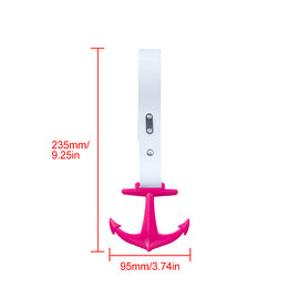 Brand New Anchor Anker Pink JDM TSURIKAWA Ring Subway Train Bus Handle White Strap Charm Drift