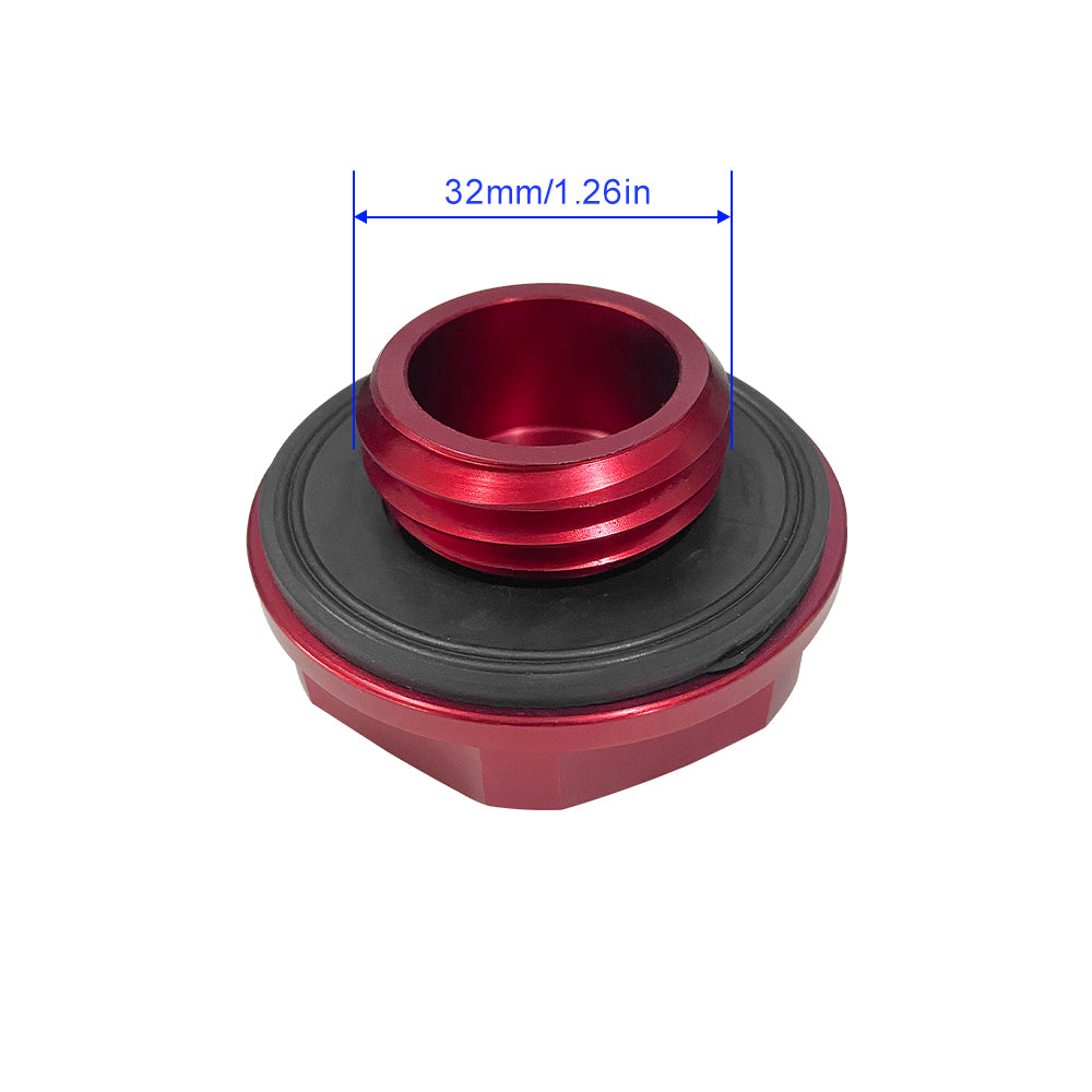Brand New JDM Mazdaspeed Red Aluminum Engine Oil Fuel Filler Cap Billet For Mazda