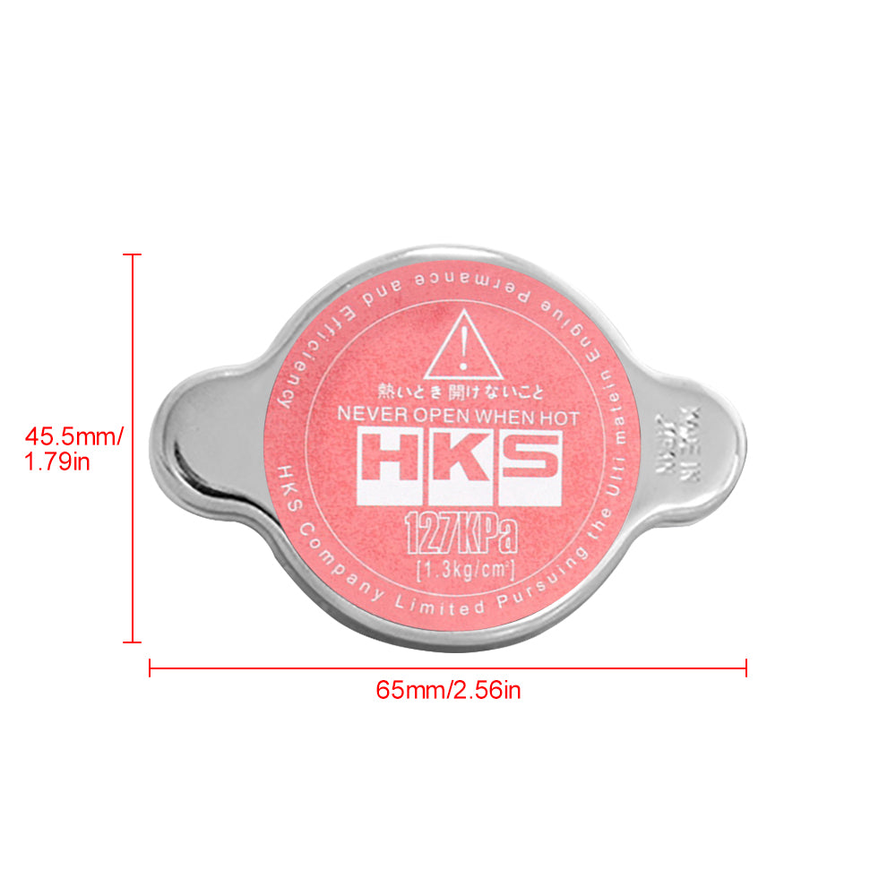 Brand New JDM 1.3bar 15mm HKS Chrome Racing Radiator Cap S Type Universal