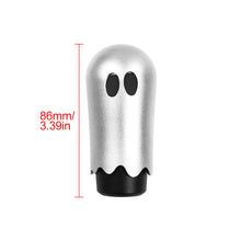 Load image into Gallery viewer, Brand New JDM Universal Ghost Aluminum Silver Manual Car Gear Shift Knob Stick Shifter M8 M10 M12