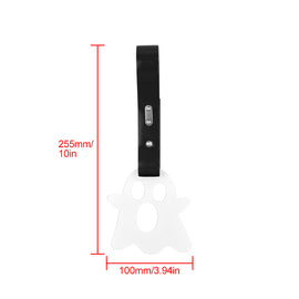 Brand New Ghost Shaped White JDM TSURIKAWA Ring Subway Train Bus Handle Black Strap Charm Drift