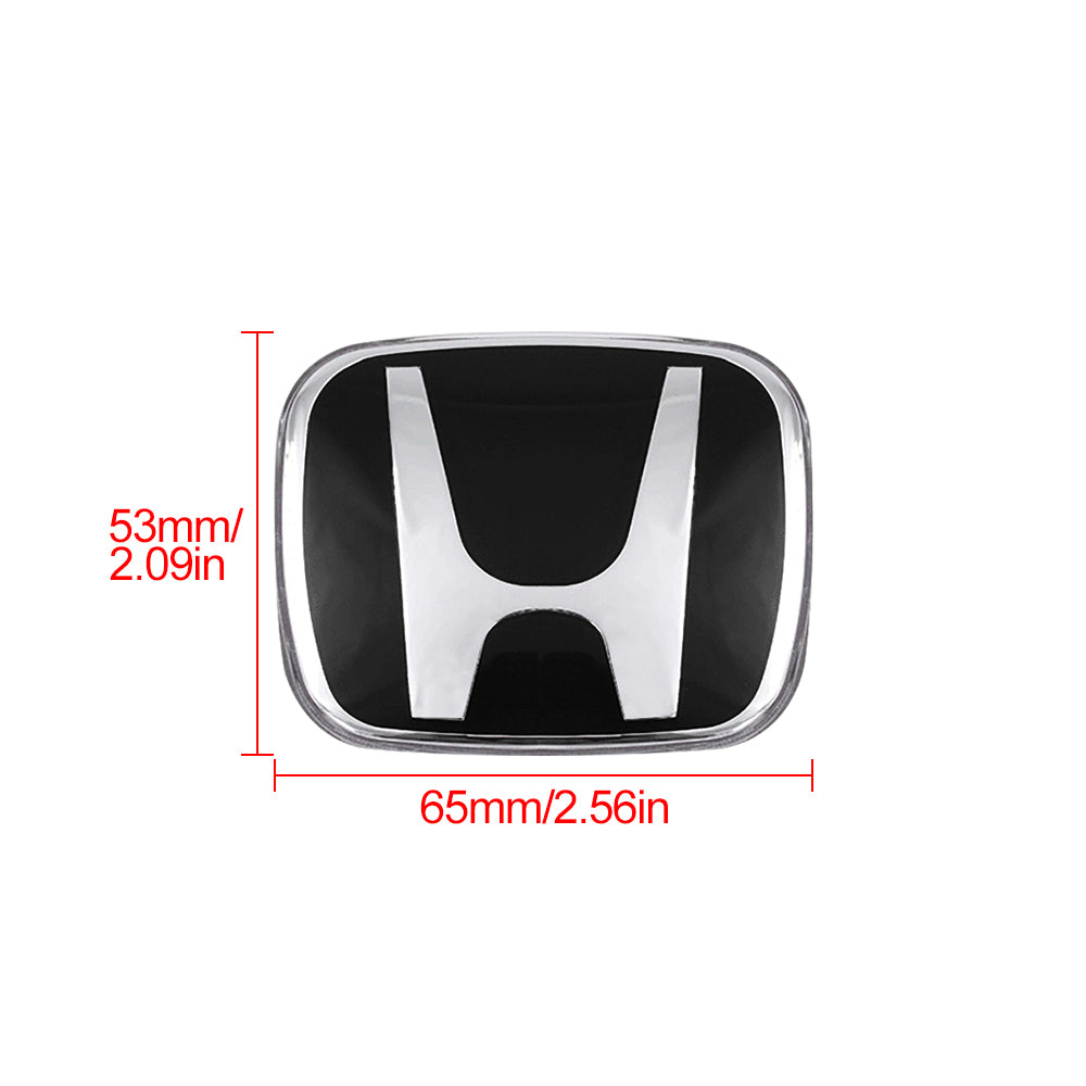 BRAND NEW 1PCS HONDA BLACK REAR TRUNK H LOGO JDM EMBLEM FOR ACCORD 2023-2025