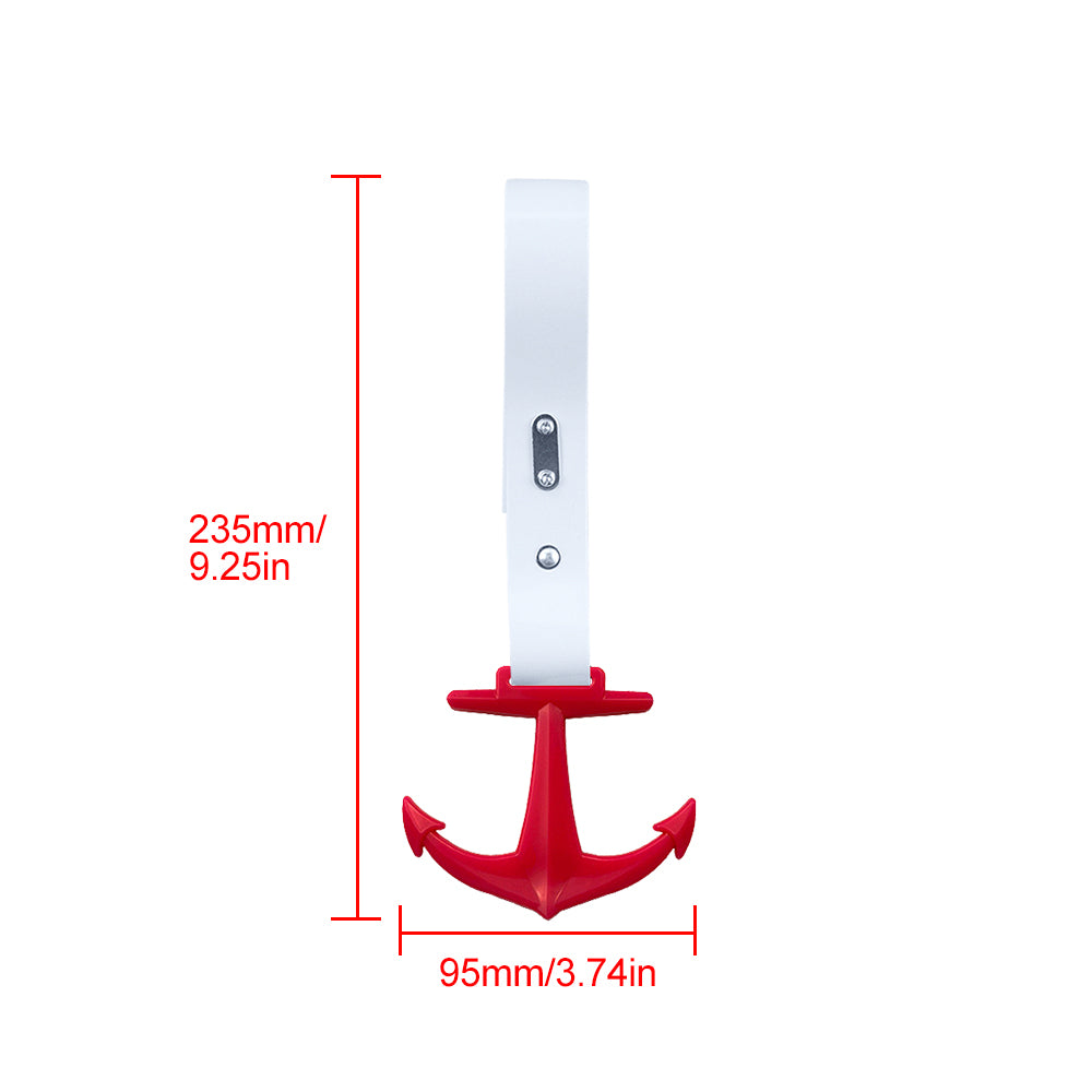 Brand New Anchor Anker Red JDM TSURIKAWA Ring Subway Train Bus Handle White Strap Charm Drift