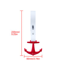 Load image into Gallery viewer, Brand New Anchor Anker Red JDM TSURIKAWA Ring Subway Train Bus Handle White Strap Charm Drift