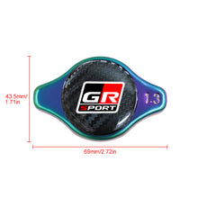 Load image into Gallery viewer, Brand New JDM 1.3bar 9mm GR SPORT Neo Chrome Racing Cap High Pressure Radiator Cap For Universal