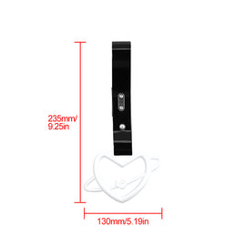 Brand New Space Heart White JDM TSURIKAWA Ring Subway Train Bus Handle Black Strap Charm Drift