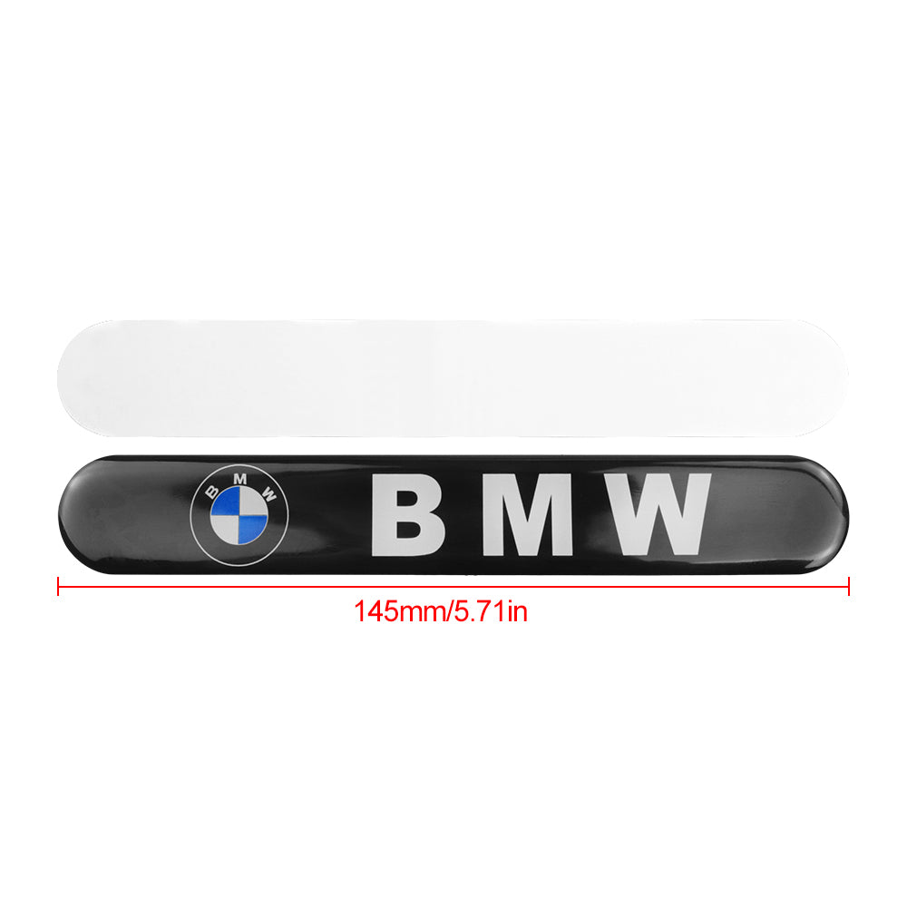 Brand New 1PCS BMW Glossy Black Car Trunk Side Fenders Door Badge Scratch Guard Sticker - JK Racing Inc