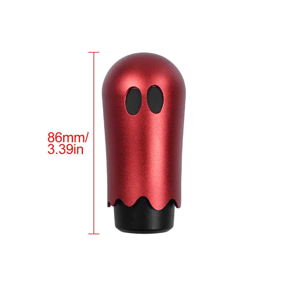 Brand New JDM Universal Ghost Aluminum Red Manual Car Gear Shift Knob Stick Shifter M8 M10 M12