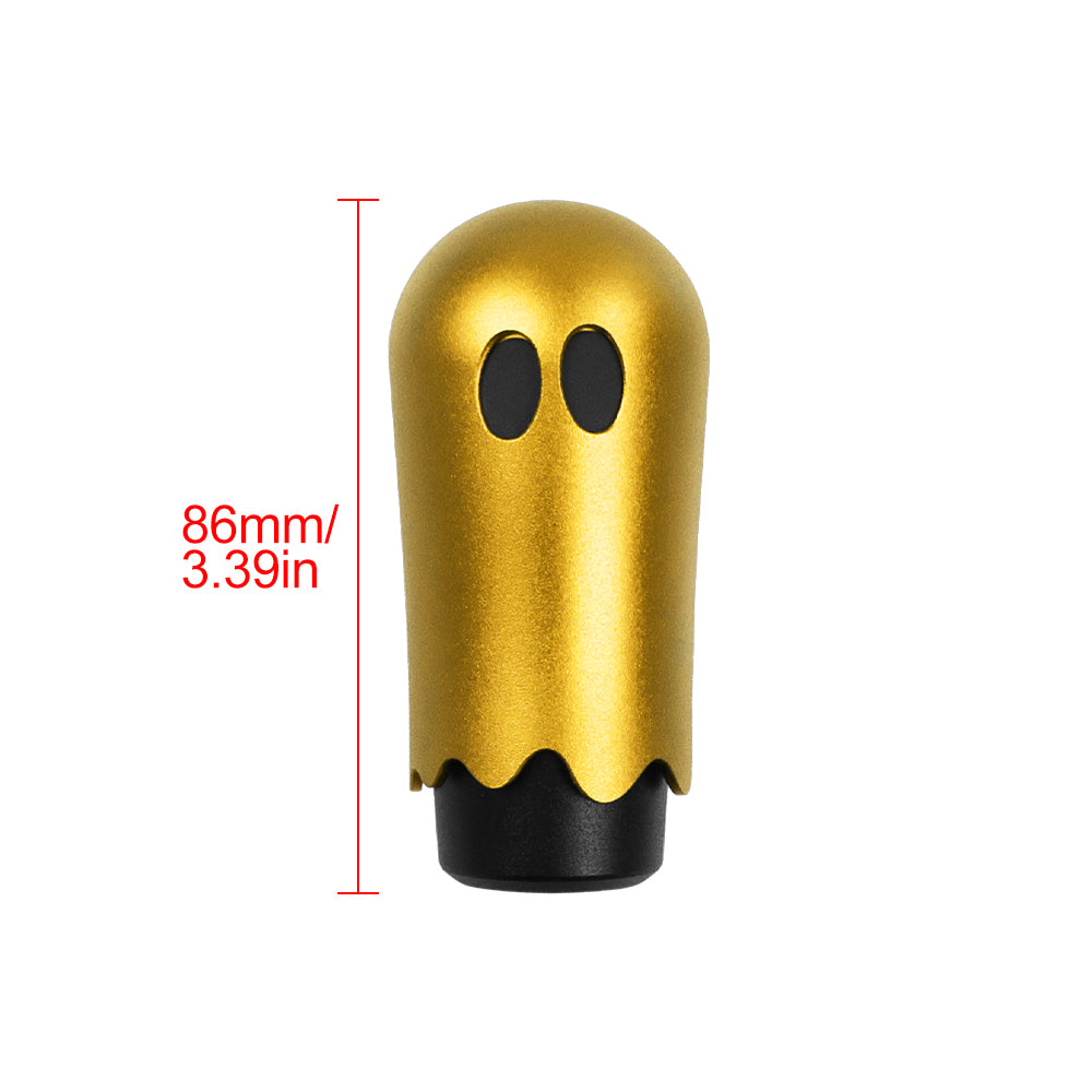 Brand New JDM Universal Ghost Aluminum Gold Manual Car Gear Shift Knob Stick Shifter M8 M10 M12
