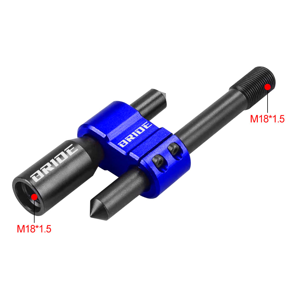 Brand New BRIDE H Type Car Shifter Knob Extension Adjustable Gear Black / Blue M18x1.50