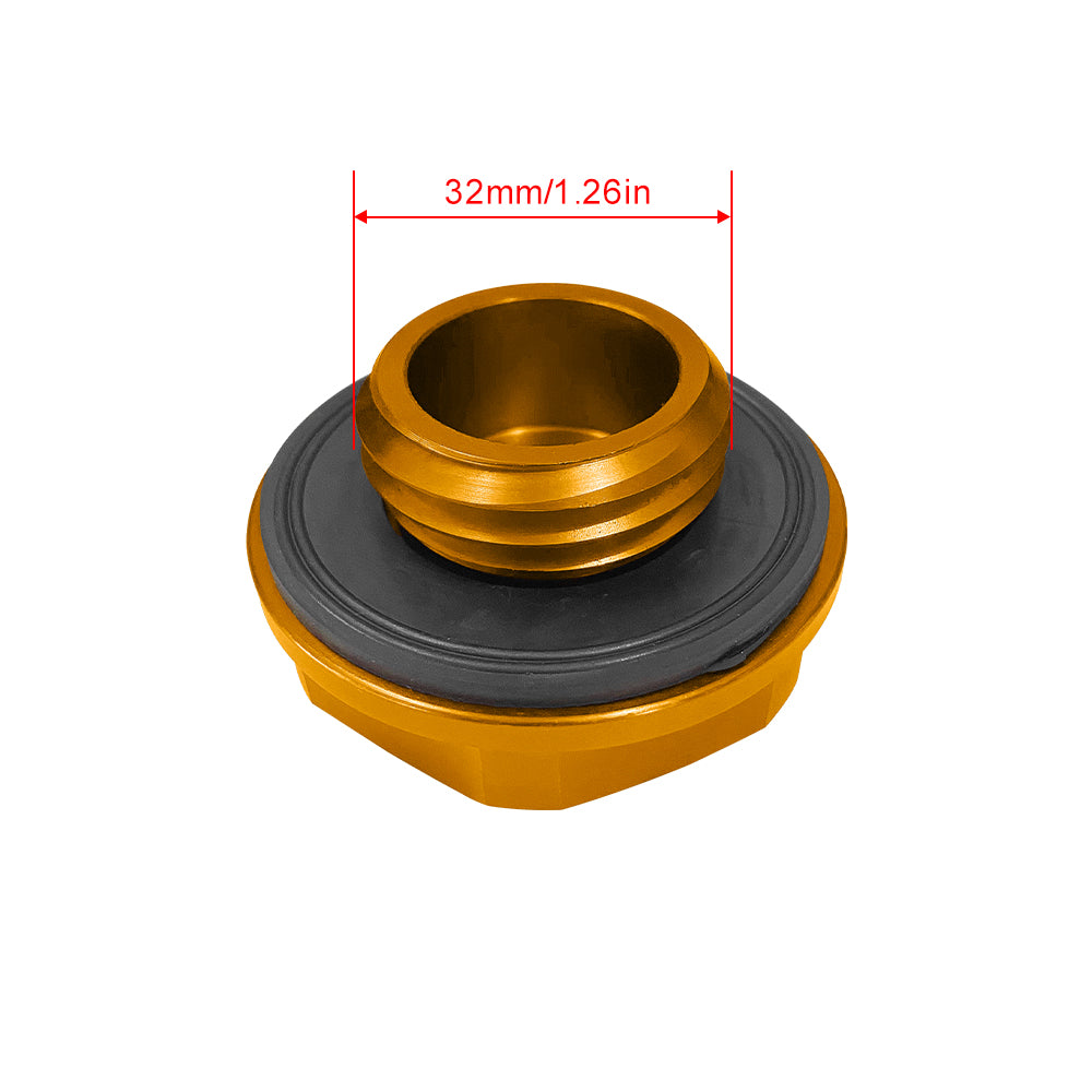 Brand New JDM Mazdaspeed Gold Aluminum Engine Oil Fuel Filler Cap Billet For Mazda
