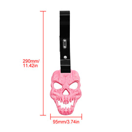 Brand New Skull Head Pink JDM TSURIKAWA Ring Subway Train Bus Handle Black Strap Charm Drift