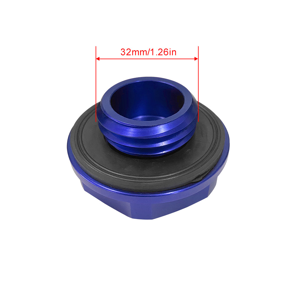 Brand New JDM Mazdaspeed Blue Aluminum Engine Oil Fuel Filler Cap Billet For Mazda