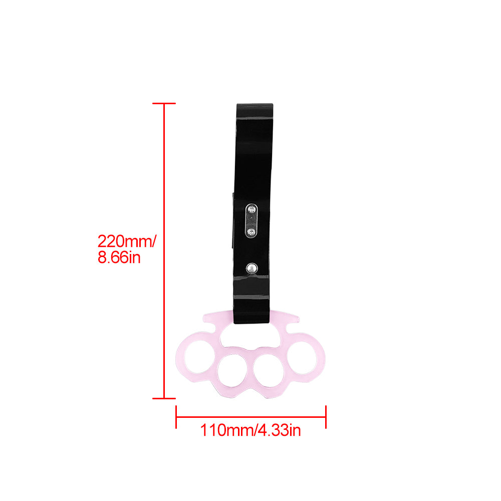 BRAND NEW KNUCKLES JDM TSURIKAWA Ring Subway Train Bus Black Strap Charm Drift