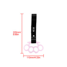 Load image into Gallery viewer, BRAND NEW KNUCKLES JDM TSURIKAWA Ring Subway Train Bus Black Strap Charm Drift
