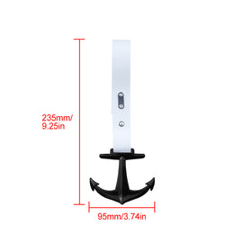 Brand New Anchor Anker Black JDM TSURIKAWA Ring Subway Train Bus Handle White Strap Charm Drift