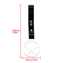 Load image into Gallery viewer, Brand New Round Star White JDM TSURIKAWA Ring Subway Train Bus Handle Black Strap Charm Drift