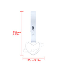 Load image into Gallery viewer, Brand New Space Heart White JDM TSURIKAWA Ring Subway Train Bus Handle White Strap Charm Drift