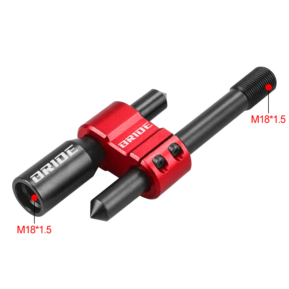 Brand New BRIDE H Type Car Shifter Knob Extension Adjustable Gear Black / Red M18x1.50
