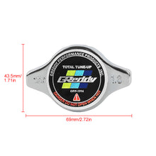 Load image into Gallery viewer, Brand New JDM 1.3bar 9mm Greddy Racing Chrome Racing Cap High Pressure Radiator Cap For Universal