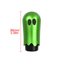 Load image into Gallery viewer, Brand New JDM Universal Ghost Aluminum Green Manual Car Gear Shift Knob Stick Shifter M8 M10 M12