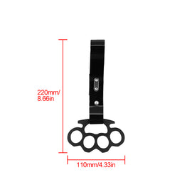 BRAND NEW KNUCKLES JDM TSURIKAWA Ring Subway Train Bus Black Strap Charm Drift