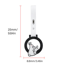 Load image into Gallery viewer, Brand New Rabbit Bunny JDM TSURIKAWA Ring Subway Train Bus White Handle Strap Charm Drift