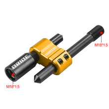 Load image into Gallery viewer, Brand New BRIDE H Type Car Shifter Knob Extension Adjustable Gear Black / Gold M18x1.50