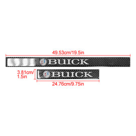 Brand New 4PCS Universal Buick Real Carbon Fiber Black Car Door Scuff Sill Cover Panel Step Protector