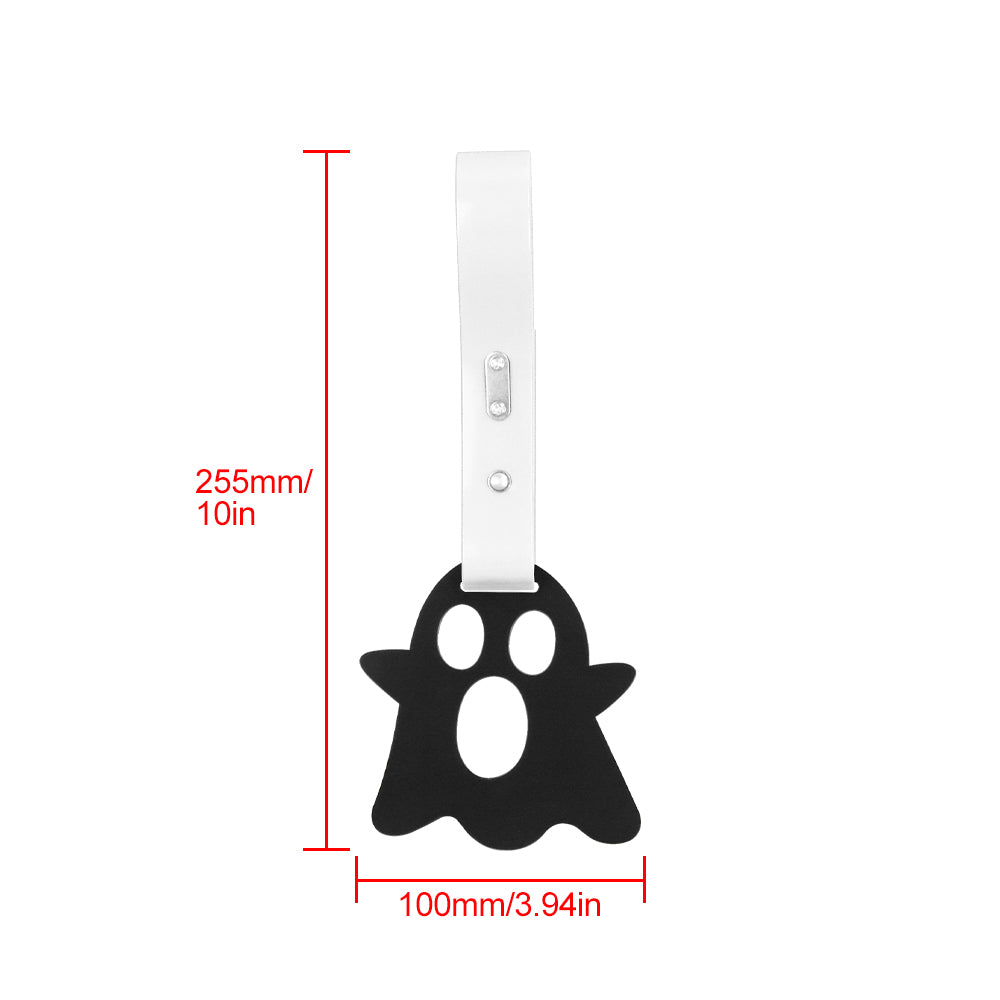 Brand New Ghost Shaped Black JDM TSURIKAWA Ring Subway Train Bus Handle White Strap Charm Drift