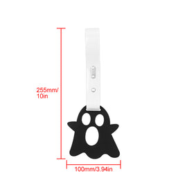 Brand New Ghost Shaped Black JDM TSURIKAWA Ring Subway Train Bus Handle White Strap Charm Drift