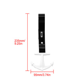 Brand New Anchor Anker White JDM TSURIKAWA Ring Subway Train Bus Handle Black Strap Charm Drift