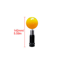 Load image into Gallery viewer, Brand New Universal JDM SMILE FACE YELLOW Round Ball Shift Knob Automatic Car Gear Shifter