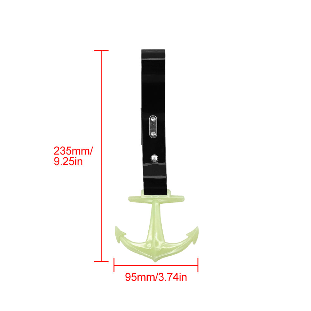 Brand New Anchor Anker Glow In Dark Green JDM TSURIKAWA Ring Subway Train Bus Handle Black Strap Charm Drift