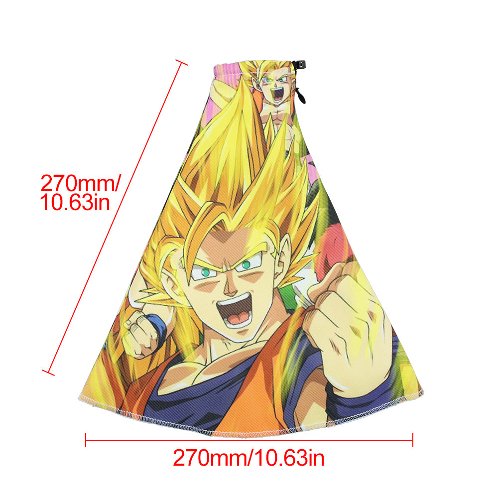 Brand New Universal Dragon Ball Z Style Black Stitch Fabric Gear Manual Shifter Shift Knob Boot