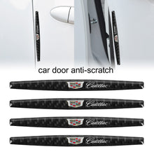 Load image into Gallery viewer, Brand New 4PCS Cadillac Real Carbon Fiber Anti Scratch Badge Car Door Handle Cover Trim
