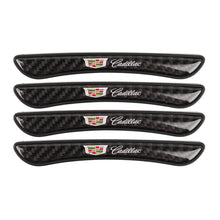 Load image into Gallery viewer, Brand New 4PCS Cadillac Real Carbon Fiber Anti Scratch Badge Car Door Handle Cover Trim
