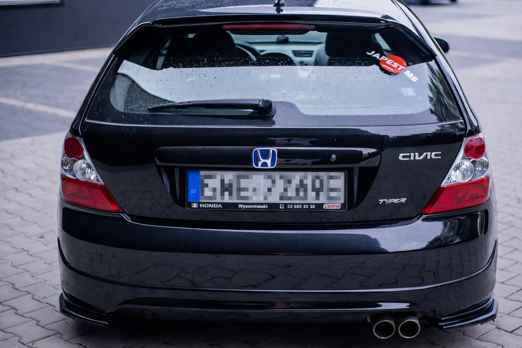 BRAND NEW 2002-2005 HONDA CIVIC SI EP3 Hatchback JDM Honda Blue H Rear Emblem