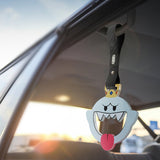 Brand New Anime KING BOO JDM TSURIKAWA Ring Subway Train Bus Handle Carbon Fiber Strap Charm Drift