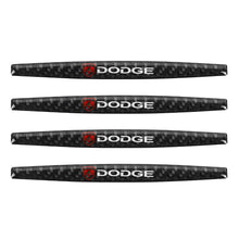 Load image into Gallery viewer, Brand New 4PCS Dodge Real Carbon Fiber Anti Scratch Badge Car Door Handle Cover Trim