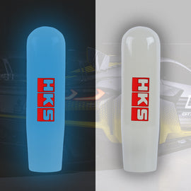 Brand New 15CM HKS Glow in the Dark Blue Manual Car Gear Long Stick Shift Knob Shifter M8 M10 M12
