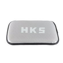 Load image into Gallery viewer, BRAND NEW UNIVERSAL HKS CARBON FIBER SILVER Car Center Console Armrest Cushion Mat Pad Cover