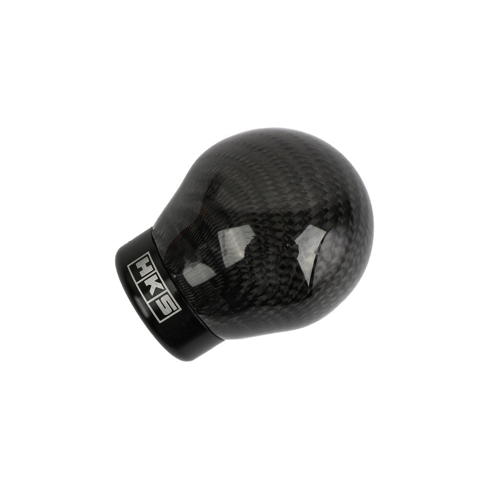 Brand New HKS Universal Real Carbon Fiber Round Ball Manual Car Racing Gear Shift Knob Shifter M12 M10 M8