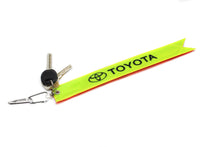 Load image into Gallery viewer, BRAND NEW JDM TOYOTA REFLECTIVE STRIP DOUBLE SIDED KEYCHAIN