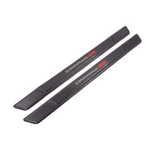Load image into Gallery viewer, Brand New 2PCS Universal Chevrolet CAMARO SS Real Carbon Fiber Black Car Door Scuff Sill Cover Panel Step Protector