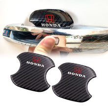 Load image into Gallery viewer, BRAND NEW UNIVERSAL 2PCS HONDA REAL CARBON FIBER ANTI-SCRATCH DOOR HANDLE PROTECTOR