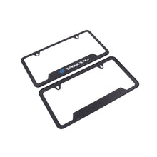 Load image into Gallery viewer, Brand New Universal 1PCS Volvo Metal Black License Plate Frame