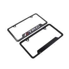 Load image into Gallery viewer, Brand New Universal 1PCS TRD Metal Carbon Fiber Style License Plate Frame